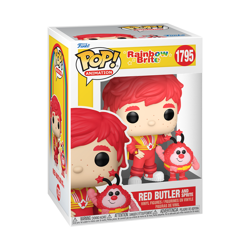 Cargue la imagen en el visor de la galería, Funko POP &amp; Buddy! Animation: Rainbow Brite - Red Butler and Sprite Vinyl Figure
