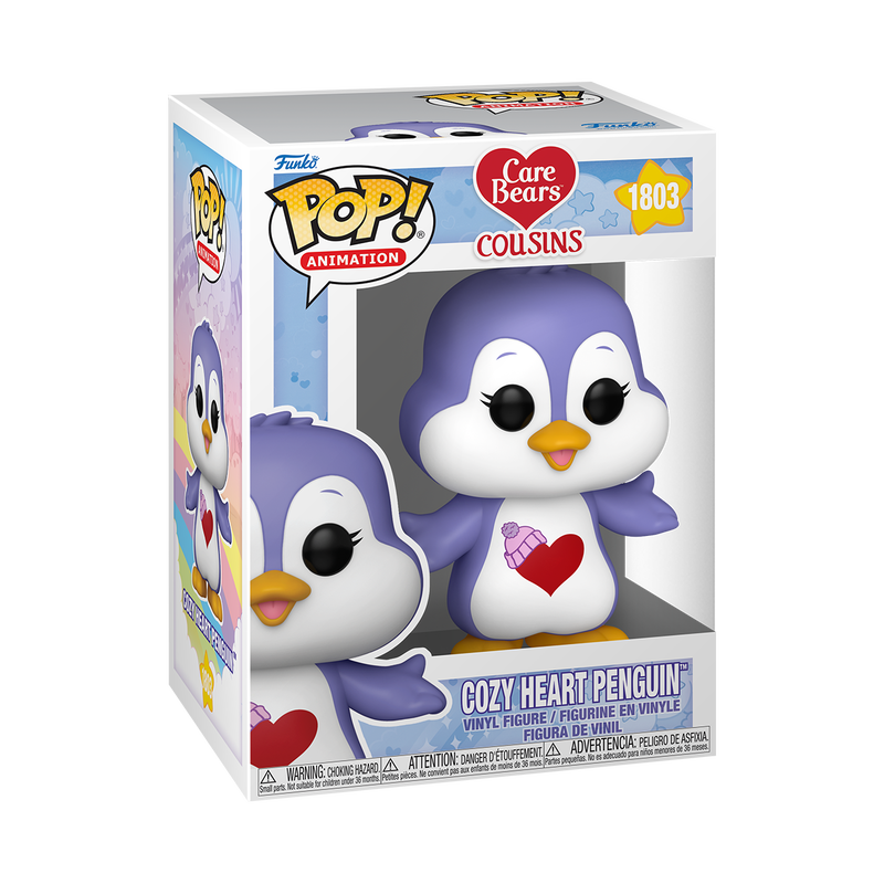 Chargez l&#39;image dans la visionneuse de la galerie, Funko POP! Animation: Care Bears Cousins - Cozy Heart Penguin Vinyl Figure
