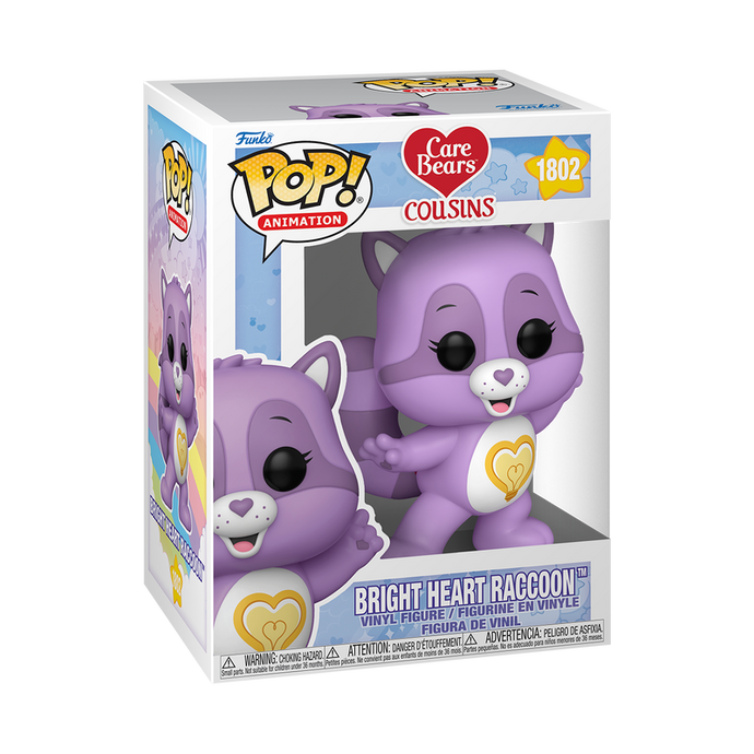 Funko POP! Animation: Care Bears Cousins - Bright Heart Raccoon Vinyl Figure