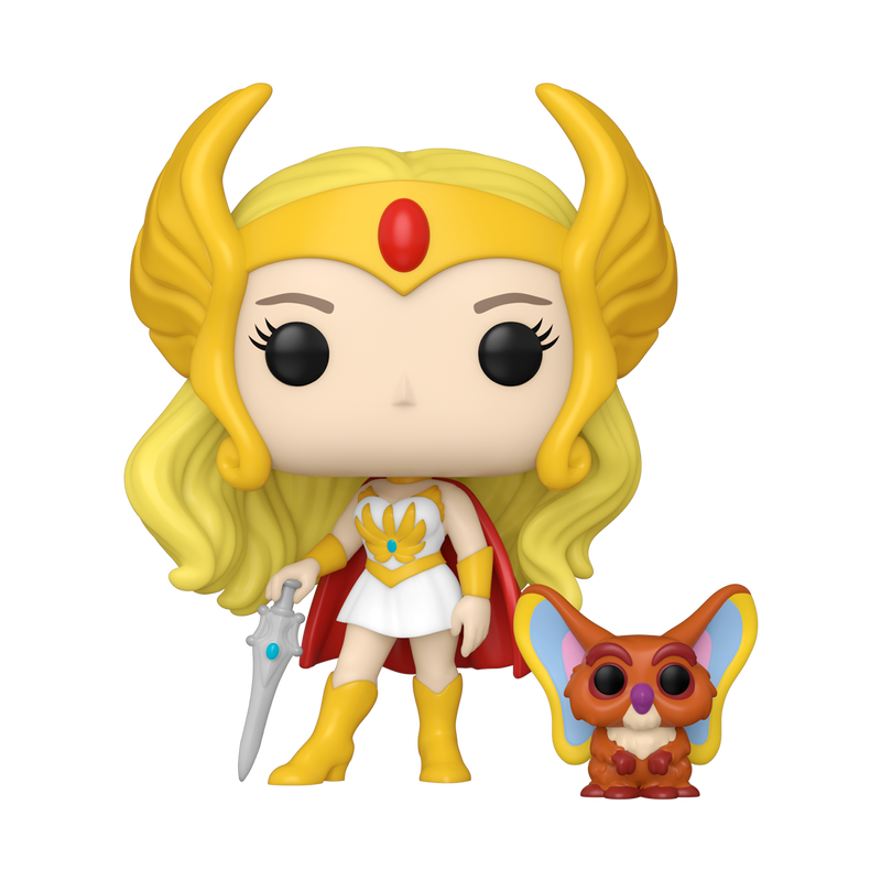 Chargez l&#39;image dans la visionneuse de la galerie, Funko POP &amp; Buddy! Animation: Masters of the Universe - She-Ra &amp; Kowl 40th Anniversary Vinyl Figure
