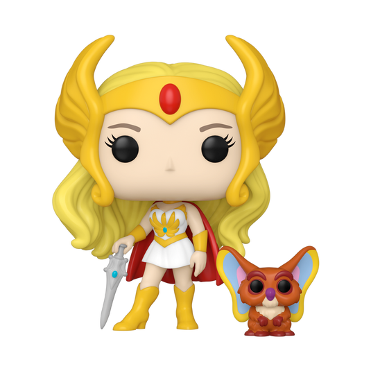 Funko POP & Buddy! Animation: Masters of the Universe - She-Ra & Kowl 40th Anniversary Vinyl Figure