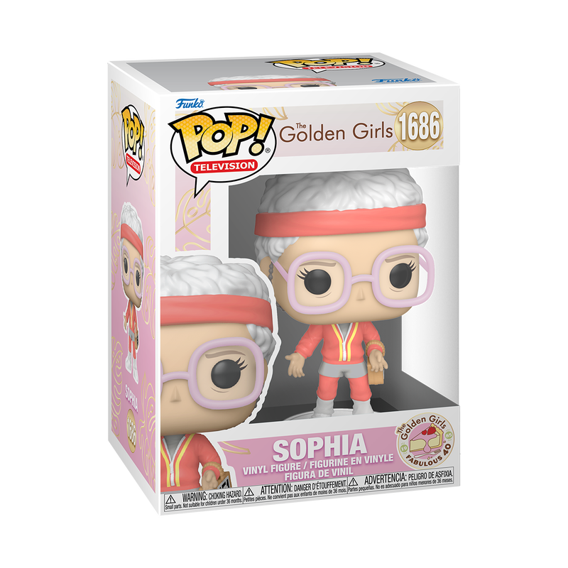 Chargez l&#39;image dans la visionneuse de la galerie, Funko POP! TV: The Golden Girls - Sophia in Gym Outfit (Fabulous 40) Vinyl Figure
