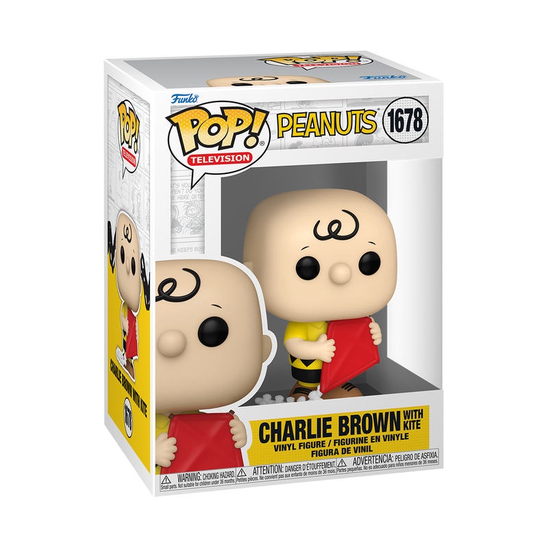 Cargue la imagen en el visor de la galería, Funko POP! Television: Peanuts - Charlie Brown with Kite Vinyl Figure
