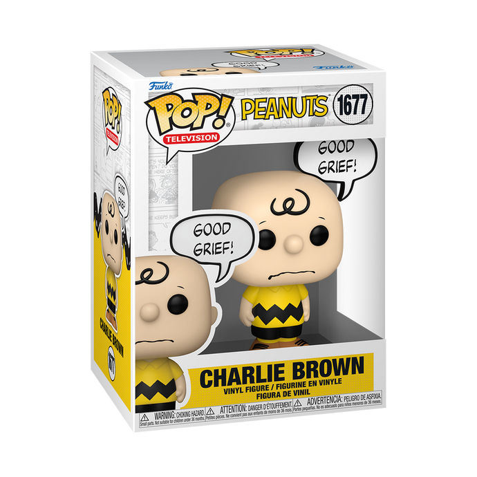 Funko POP! Television: Peanuts - Charlie Brown (Good Grief!) Vinyl Figure