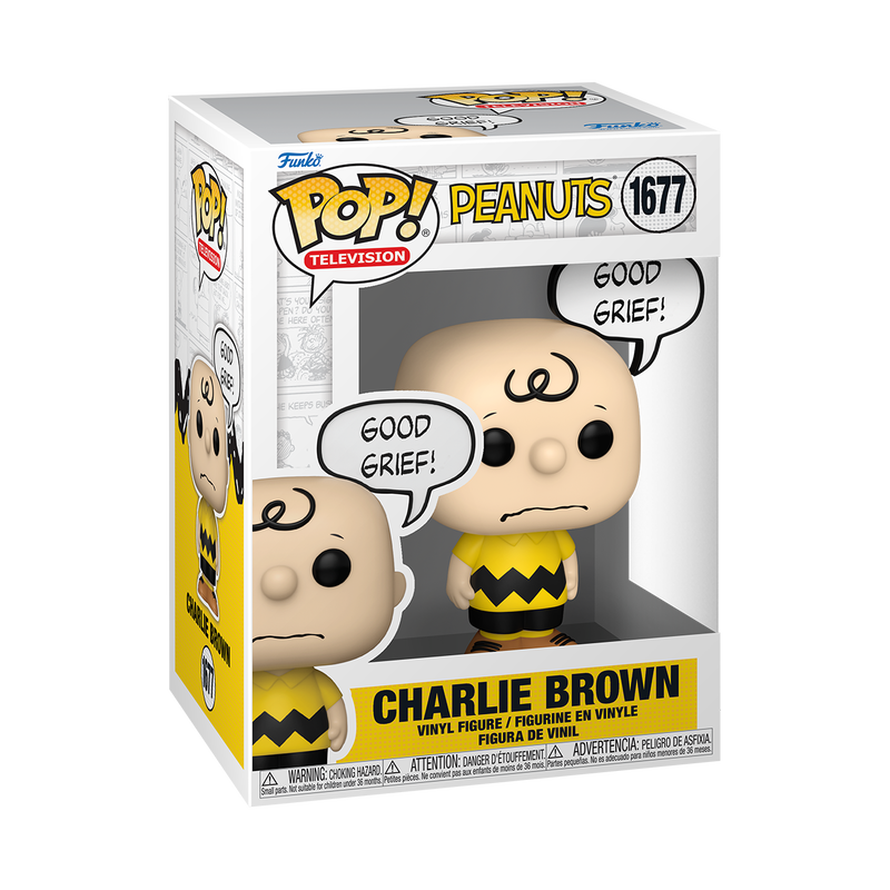 Cargue la imagen en el visor de la galería, Funko POP! Television: Peanuts - Charlie Brown (Good Grief!) Vinyl Figure
