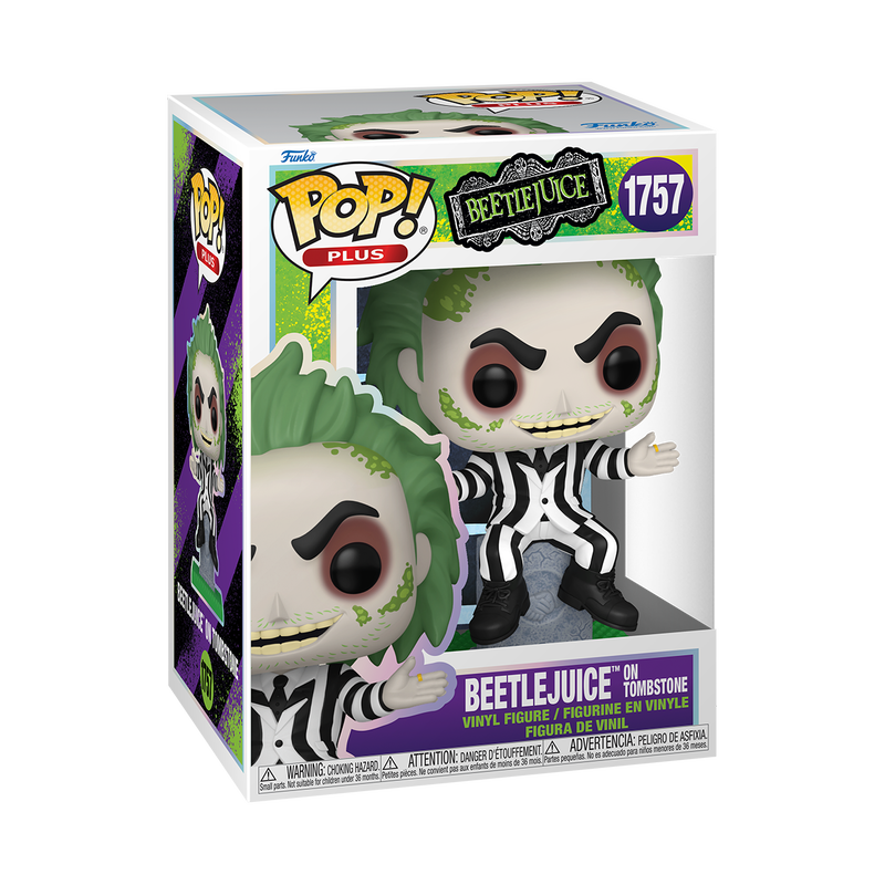 Chargez l&#39;image dans la visionneuse de la galerie, Funko POP! Movies: Beetlejuice 2 - Plus Beetlejuice on Tombstone Vinyl Figure
