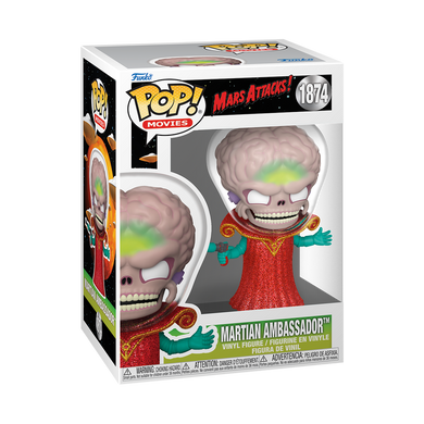 Funko Pop! Movies: Mars Attacks - Martian Ambassador Vinyl Figure