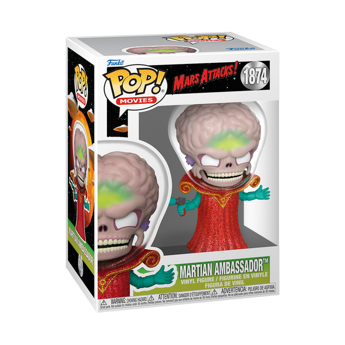 Funko Pop! Movies: Mars Attacks - Martian Ambassador Vinyl Figure