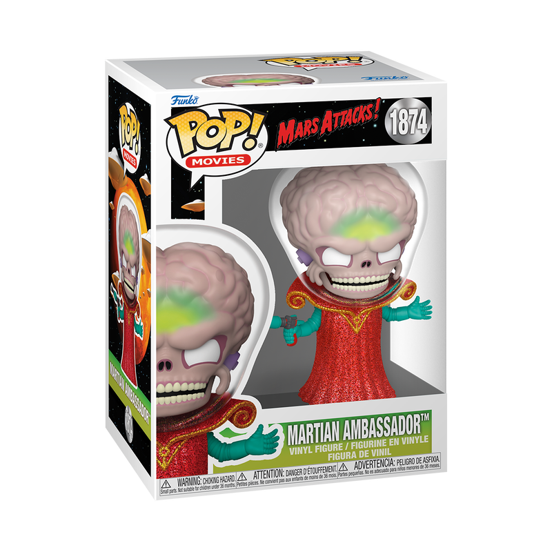 Load image into Gallery viewer, Funko Pop! Movies: Mars Attacks - Martian Ambassador Vinyl Figure
