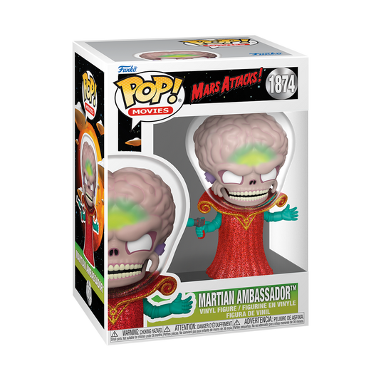 Funko Pop! Movies: Mars Attacks - Martian Ambassador Vinyl Figure