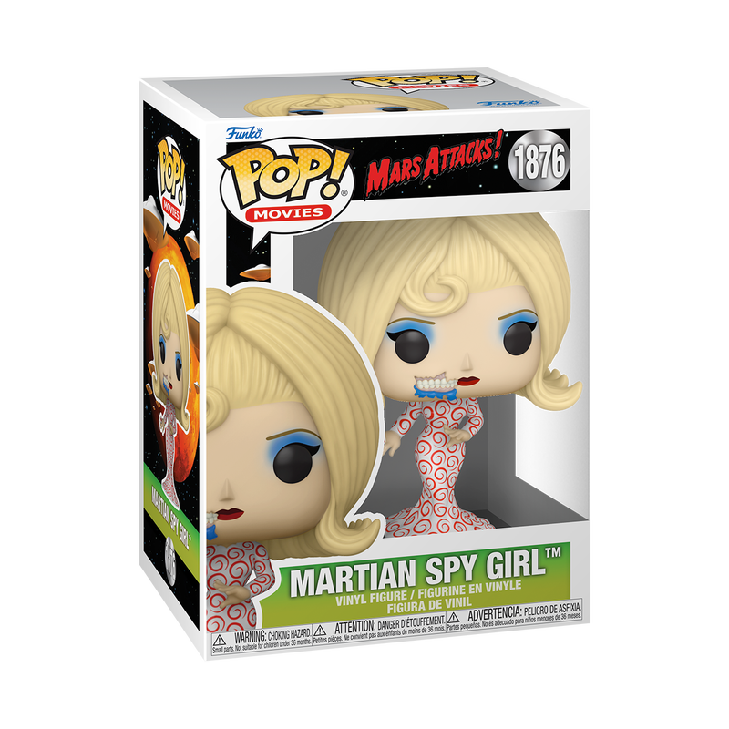 Chargez l&#39;image dans la visionneuse de la galerie, Funko Pop! Movies: Mars Attacks - Martian Spy Girl Vinyl Figure
