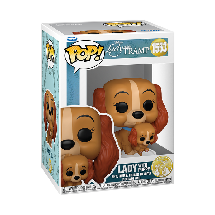 Funko POP! Disney Lady And The Tramp - Lady with Puppy Vinyl Figure