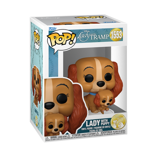 Funko POP! Disney Lady And The Tramp - Lady with Puppy Vinyl Figure