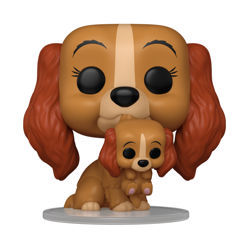 Chargez l&#39;image dans la visionneuse de la galerie, Funko POP! Disney Lady And The Tramp - Lady with Puppy Vinyl Figure
