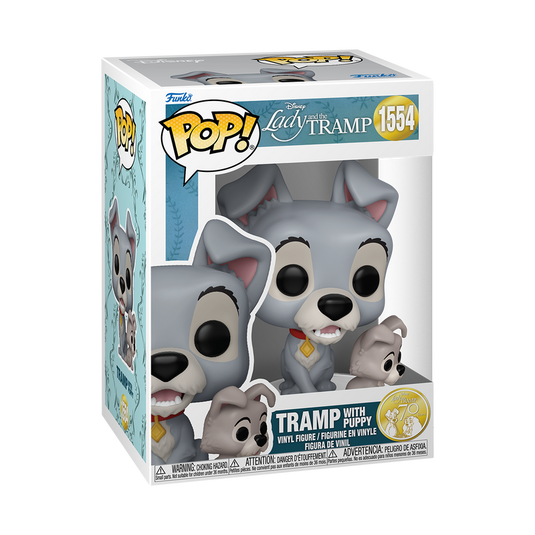 Funko POP! Disney Lady And The Tramp - Tramp with Puppy Vinyl Figure