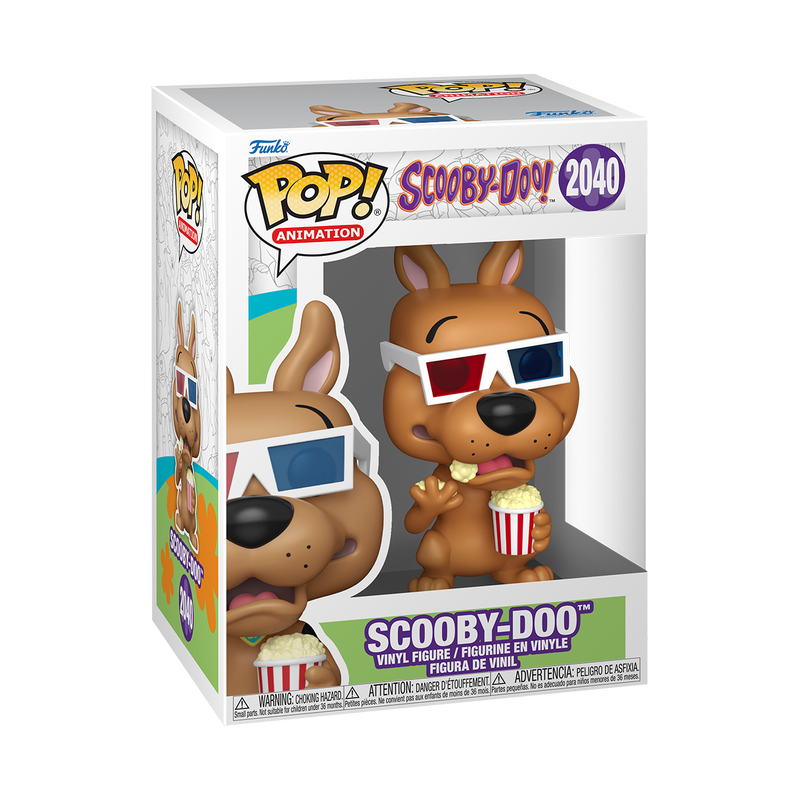 Cargue la imagen en el visor de la galería, Funko POP! Animation: Scooby Doo - Scooby-Doo with 3D Glasses Vinyl Figure
