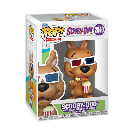 Funko POP! Animation: Scooby Doo - Scooby-Doo with 3D Glasses Vinyl Figure