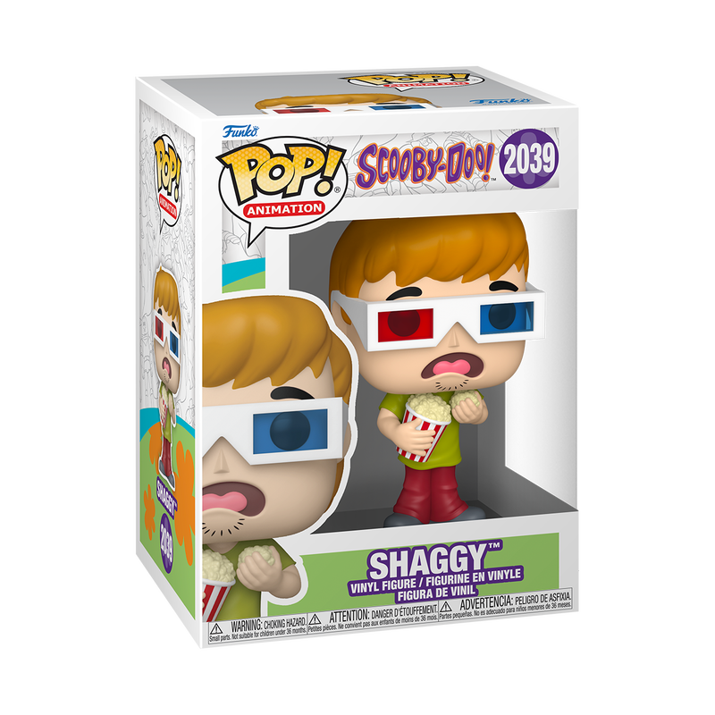 Cargue la imagen en el visor de la galería, Funko POP! Animation: Scooby Doo - Shaggy with 3D Glasses Vinyl Figure
