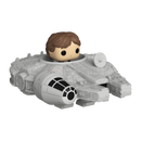 Funko Bitty POP! Rides: Star Wars - Han Solo and The Millennium Falcon Vinyl Figure