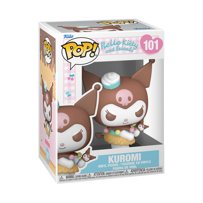 Cargue la imagen en el visor de la galería, Funko POP! Animation: Sanrio Hello Kitty &amp; Friends - Kuromi with Ice Cream Vinyl Figure
