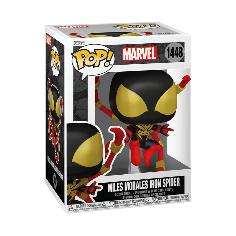 Cargue la imagen en el visor de la galería, Funko POP! Marvel Miles Morales - Iron Spider with Chase Vinyl Figure
