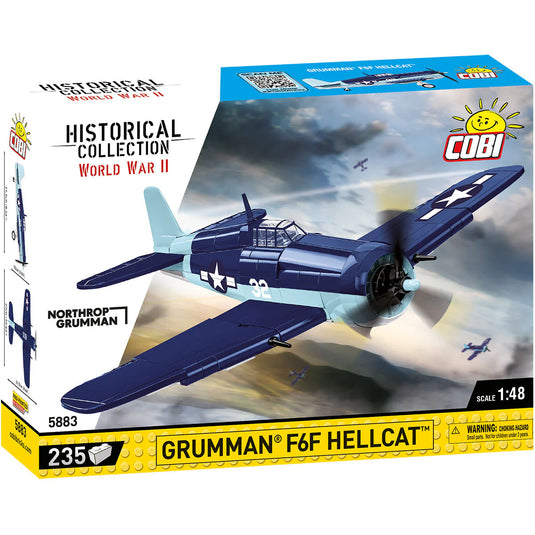 Cobi Historical Collection World War II - Grumman F6F Hellcat Fighter Brick Toy