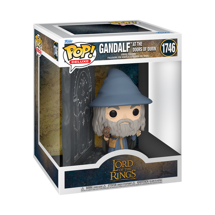 Funko POP! Deluxe: The Lord of the Rings - Gandalf with Doors of Durin Vinyl Figure