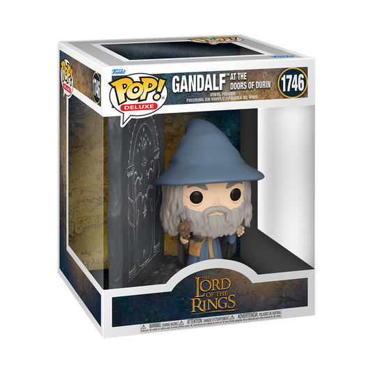 Funko POP! Deluxe: The Lord of the Rings - Gandalf with Doors of Durin Vinyl Figure