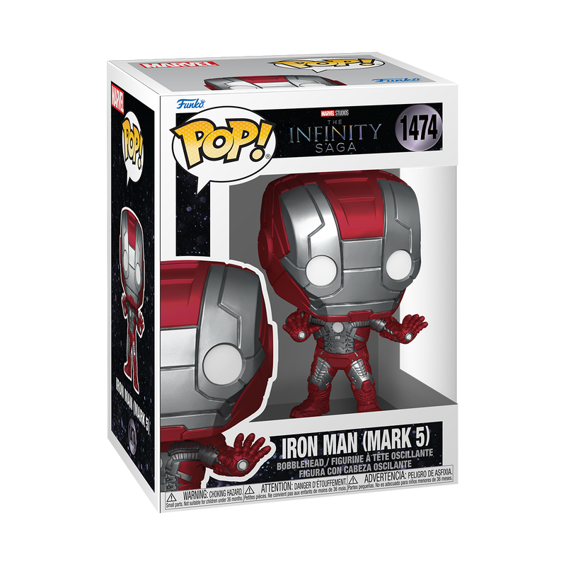 Load image into Gallery viewer, Funko POP! Marvel: The Infinity Saga - Iron Man (Mark 5) Vinyl Figure
