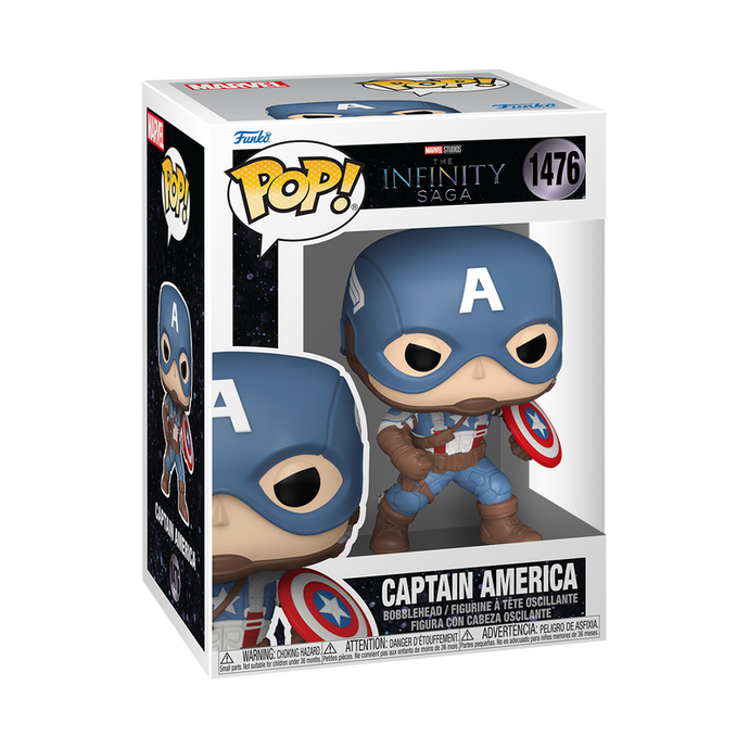 Funko POP! Marvel: The Infinity Saga - Captain America with Helmet (The First Avenger) Vinyl Figure