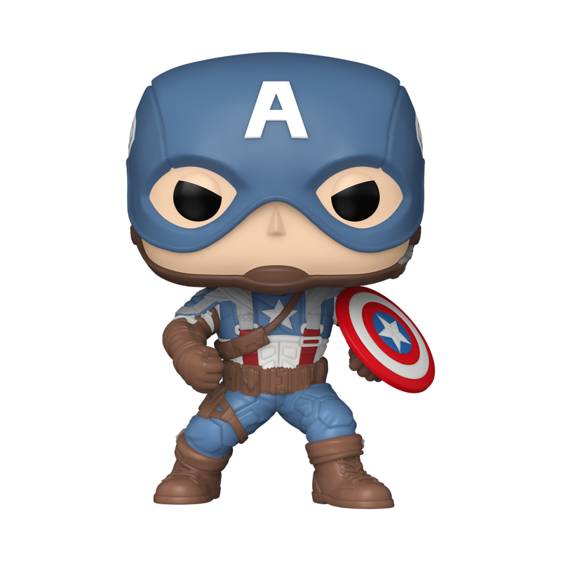 Cargue la imagen en el visor de la galería, Funko POP! Marvel: The Infinity Saga - Captain America with Helmet (The First Avenger) Vinyl Figure
