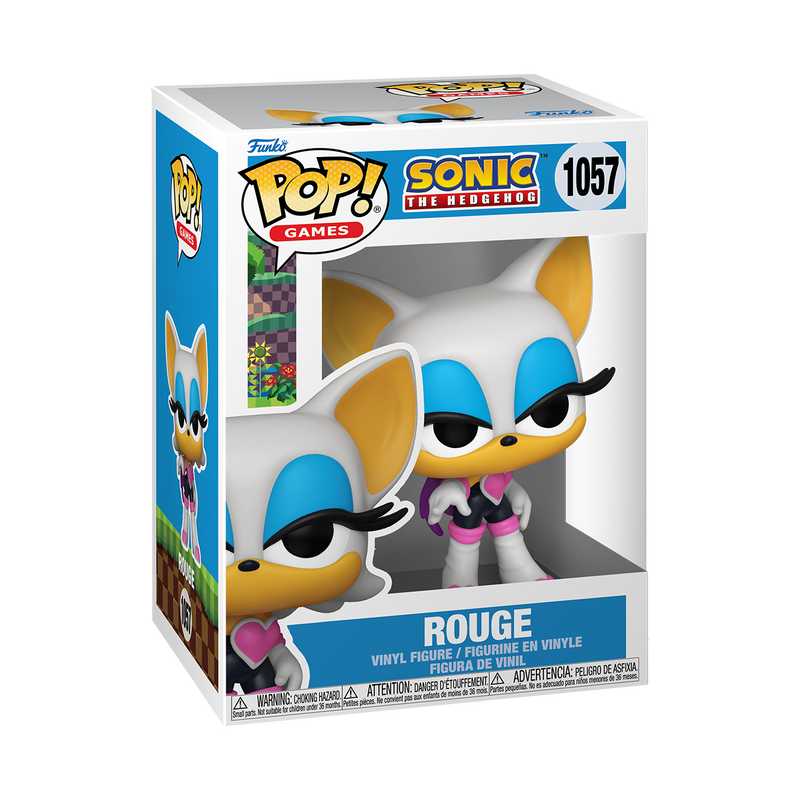 Load image into Gallery viewer, Funko POP! Games: Sonic the Hedgehog - Rouge Vinyl figure
