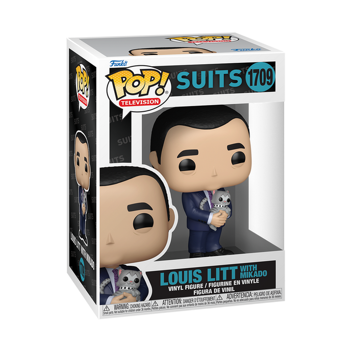 Funko POP! Television Suits - Louis Litt with Mikado Vinyl Figure