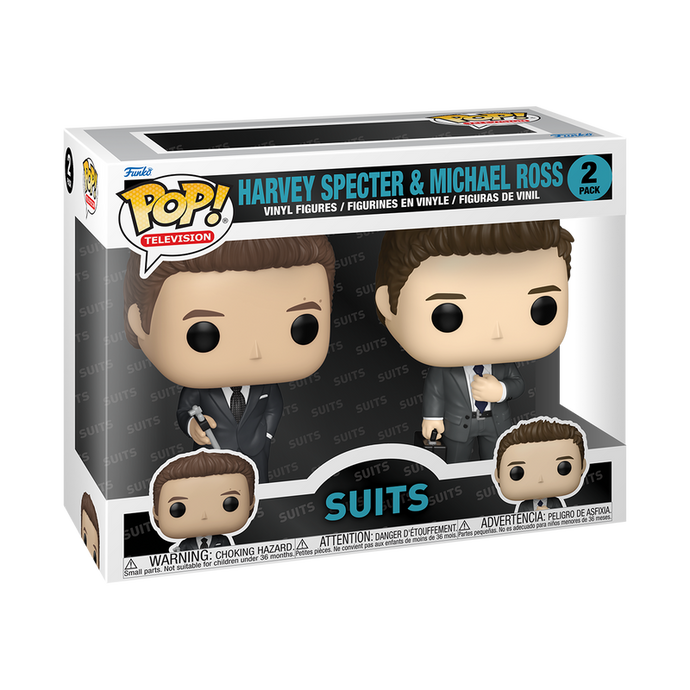 Funko POP! Television Suits - Harvey Specter & Michael Ross 2-Pack Vinyl Figure