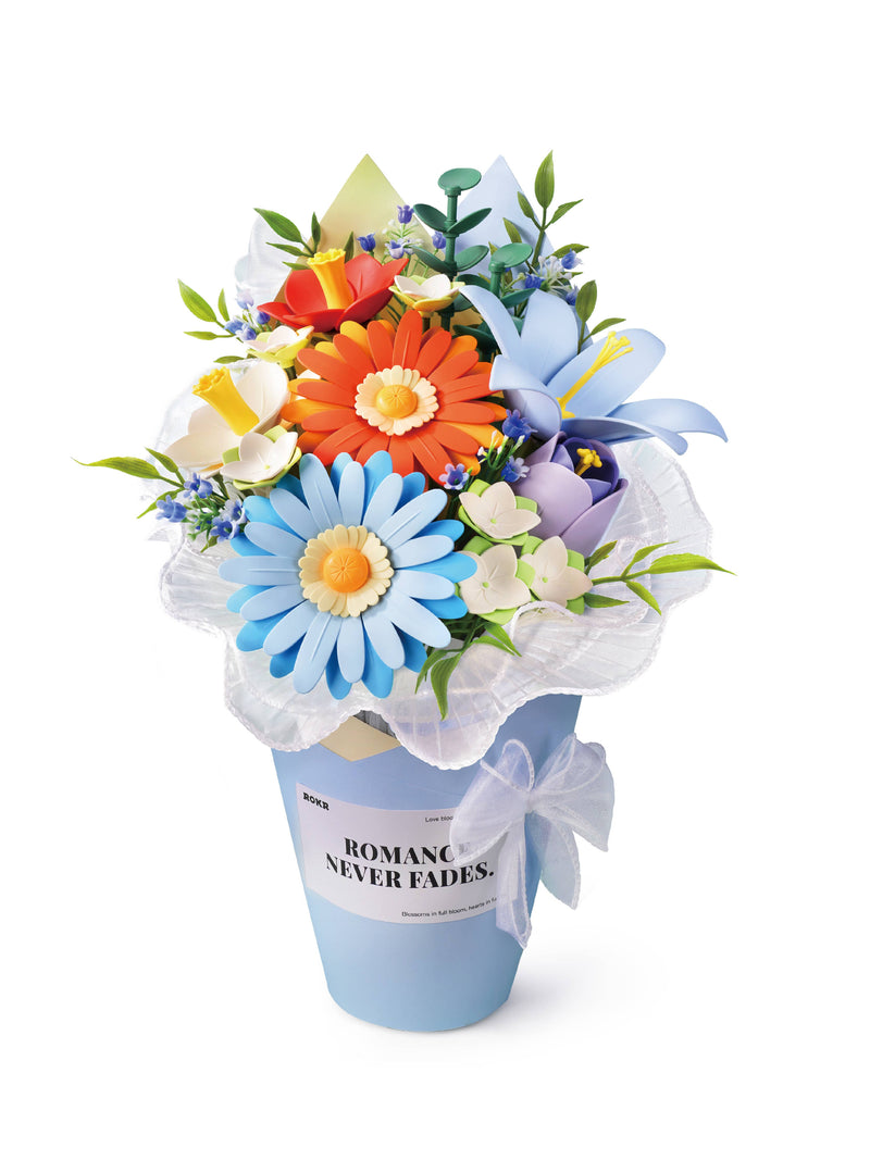 Load image into Gallery viewer, Robotime - Twilight Sky Bouquet DIY 3D Flower Puzzle
