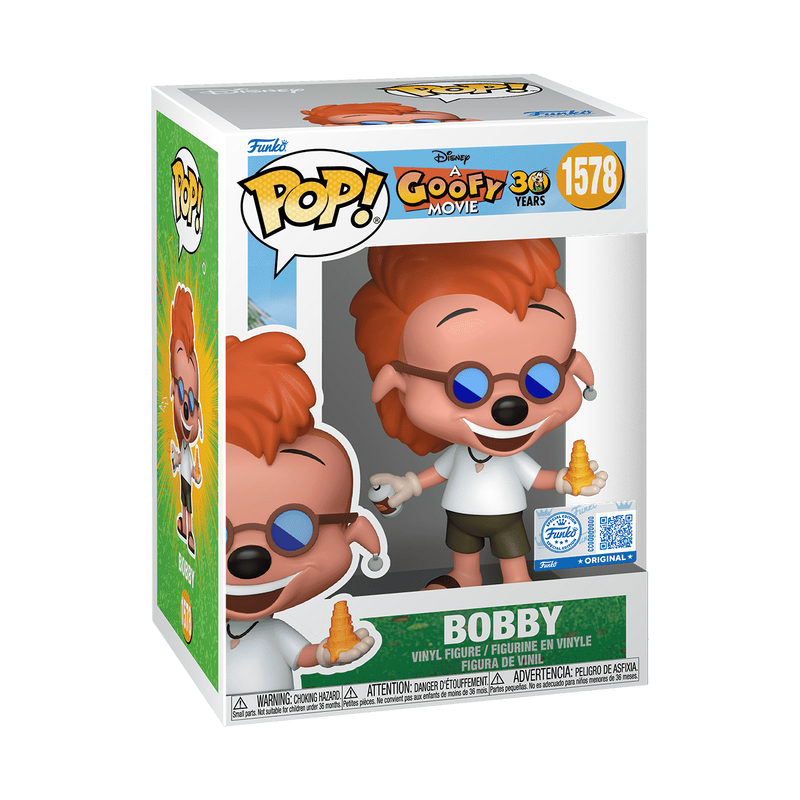 Cargue la imagen en el visor de la galería, Funko POP! Disney: A Goofy Movie - Bobby Zimuruski (30th Anniversary) Vinyl Figure
