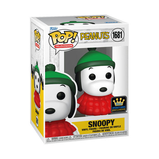 Funko POP! Television: Peanuts - Snoopy in Puffer Jacket W/Chase Vinyl Figure