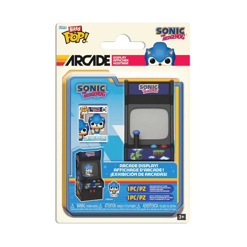 Load image into Gallery viewer, Funko Bitty POP!: Sonic The Hedgehog - Arcade Sonic the Hedgehog Vinyl Figure
