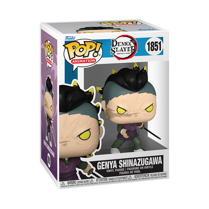 Funko POP! Animation: Demon Slayer - Genya Shinazugawa (Demon Form) Vinyl Figure