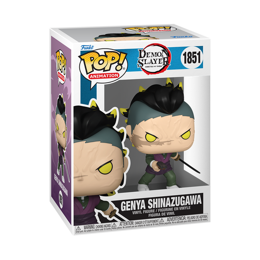 Funko POP! Animation: Demon Slayer - Genya Shinazugawa (Demon Form) Vinyl Figure