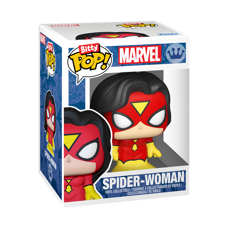 Chargez l&#39;image dans la visionneuse de la galerie, Funko Bitty POP!: Marvel - Display Spider-Man Web Vinyl Figure
