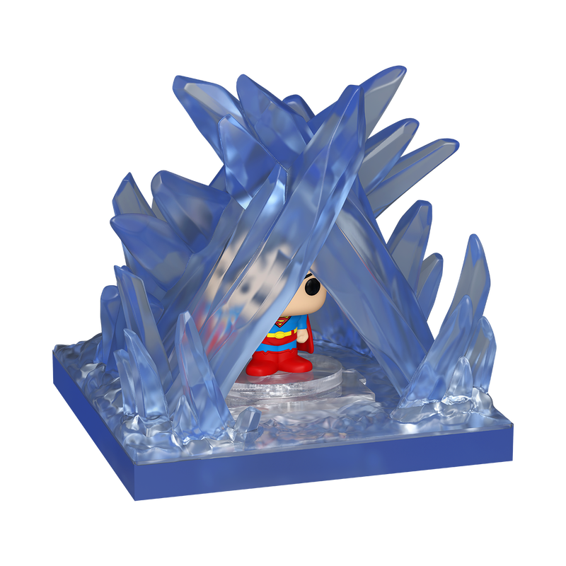 Chargez l&#39;image dans la visionneuse de la galerie, Funko Bitty POP! Town: DC Comics - Superman and the Fortress of Solitude Vinyl Figure
