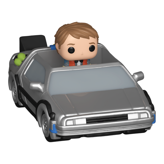 Funko Bitty POP! Rides: Back to the Future - Marty McFly and Time Machine Vinyl Figure