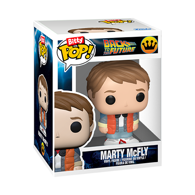 Chargez l&#39;image dans la visionneuse de la galerie, Funko Bitty POP! Rides: Back to the Future - Marty McFly and Time Machine Vinyl Figure
