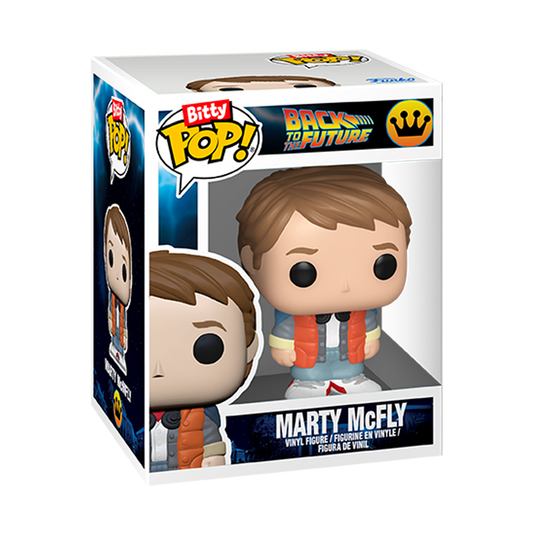 Funko Bitty POP! Rides: Back to the Future - Marty McFly and Time Machine Vinyl Figure