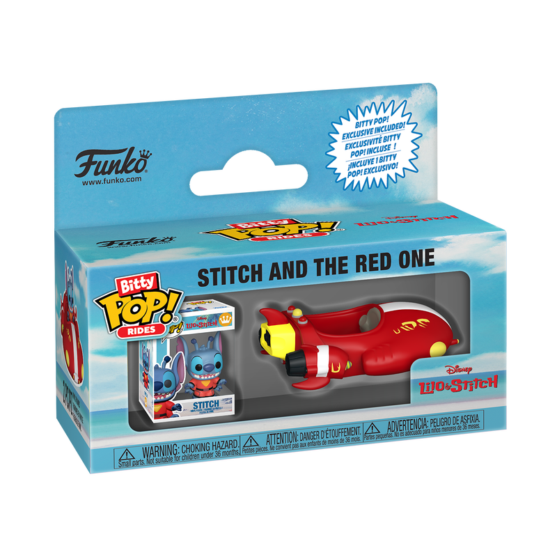 Chargez l&#39;image dans la visionneuse de la galerie, Funko Bitty POP! Rides Disney: Lilo &amp; Stitch - Stitch and The Red One Vinyl Figure
