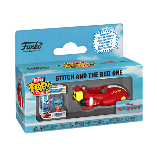 Funko Bitty POP! Rides Disney: Lilo & Stitch - Stitch and The Red One Vinyl Figure