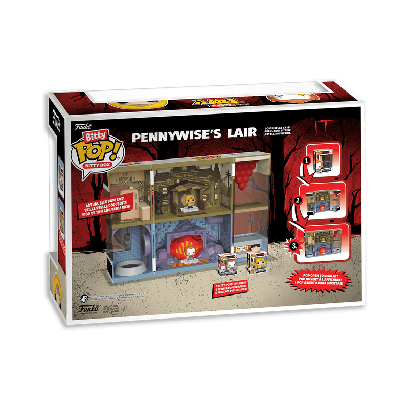 Cargue la imagen en el visor de la galería, Funko Bitty POP!: IT - Bitty Box Pennywise Lair Vinyl Figure

