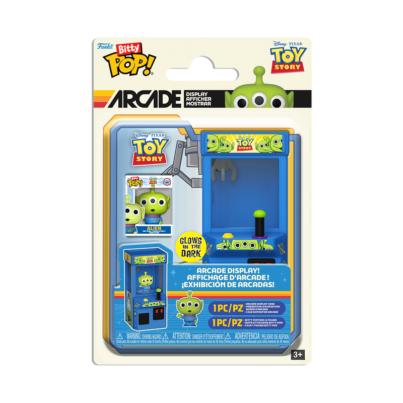 Load image into Gallery viewer, Funko Bitty POP!: Pixar - Arcade Alien (Glow) 2-Pack Figure
