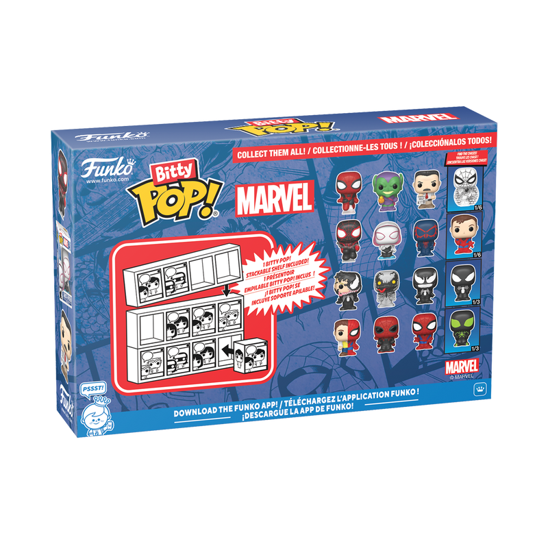 Chargez l&#39;image dans la visionneuse de la galerie, Funko Bitty POP!: Marvel - Spider-Man 4 Pack vinyl Figure
